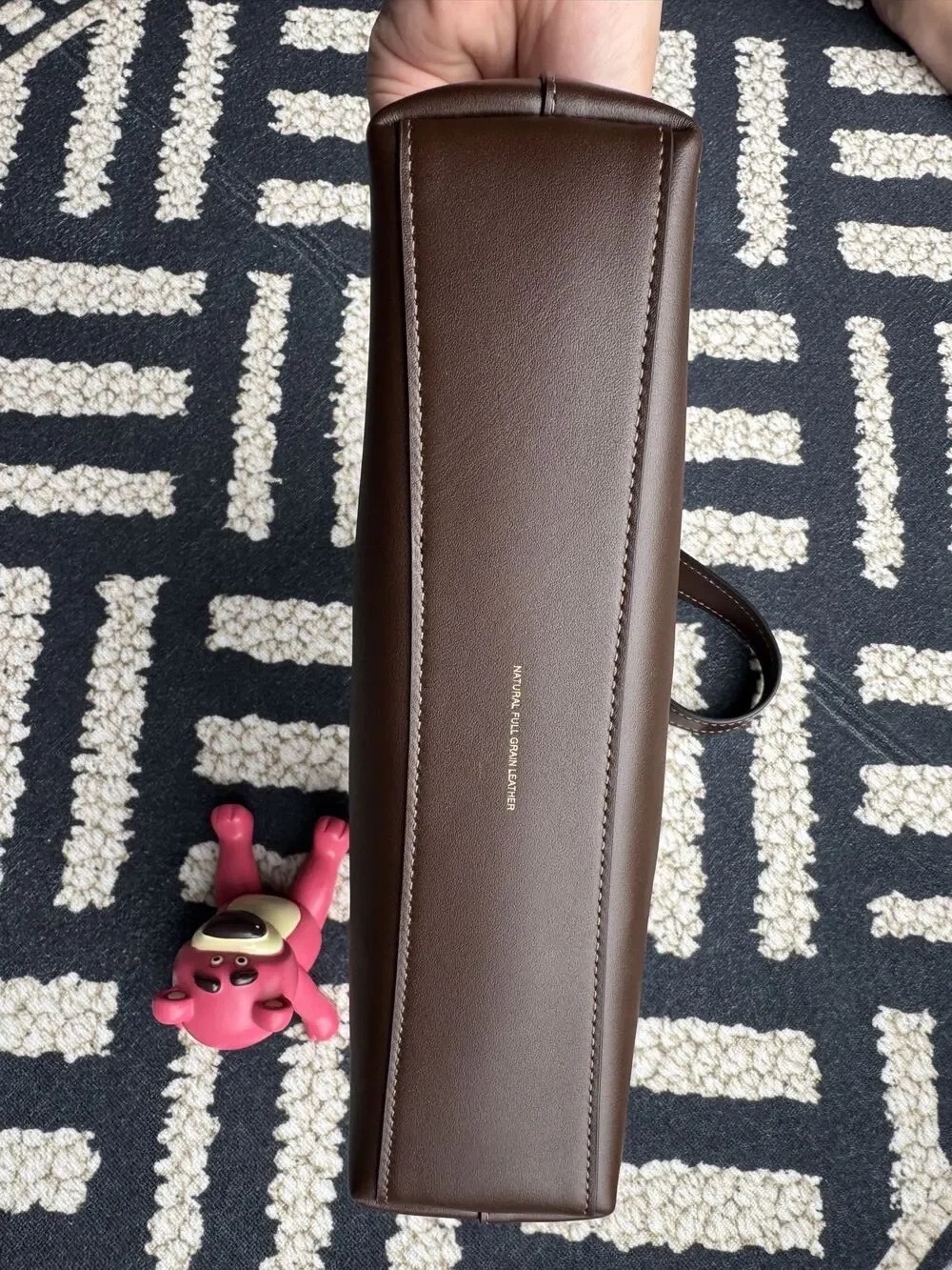 COACH Chocolate Brown Leather Shoulder Bag - Picture 4 of 9
